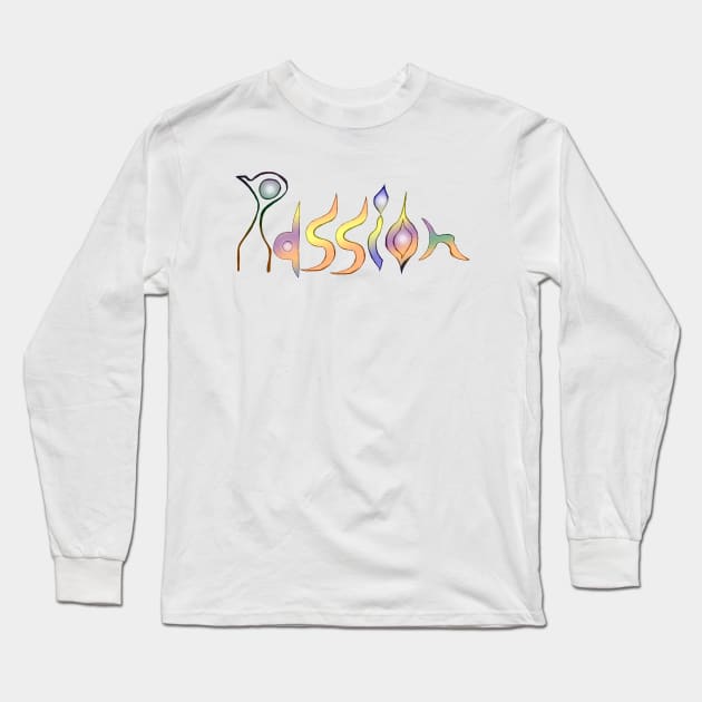 Passion Long Sleeve T-Shirt by IanWylie87